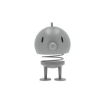 Hoptimist Speaker Bumle XL, Soft Grau, 10x23 cm, Aufladezeit 7-8h, Stahl, ABS