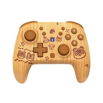 Horipad Wireless Turbo Controller wood, Switch 2, Wireless, Animal Crossing