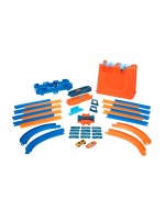 Hot Wheels Track Builder Deluxe Stunt Box avec boîte de rangement