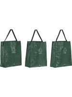 House Doctor Sac de recyclage HDRecycle, 38 x 15 x 44 cm, vert, lot de 3