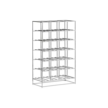 House Doctor Range-bouteilles de vin HD24, 20 x 41 x 67 cm, argent