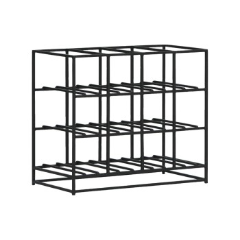House Doctor Range-bouteilles de vin HD12, 20 x 41 x 35 cm, noir