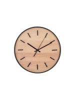 House Nordic Horloge murale Camden ø 35 cm, Brun/Noir