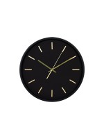 House Nordic Horloge murale Kensington ø 35 cm, Noir