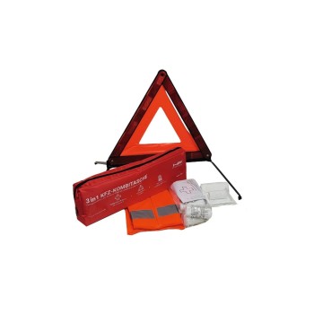 HP Car Accessories First aid kit DIN 13164 3-part, with warning triangle HP Car Accessories First aid kit DIN 13164 3-part, with warning triangle
