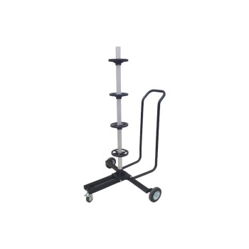 HP Autozubehör Arbre à jantes XL Chariot à pneus avec frein de stationnement