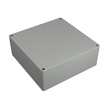 Hammond 1554R2GY Polycarbonate Enclosure - 160x160x62mm - IP68