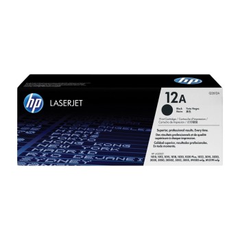 HP Toner 12A - Black (Q2612A), environ 2'000 pages HP Toner 12A - Black (Q2612A), environ 2'000 pages