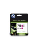 HP Tinte Nr. 712 3-Pack - Magenta (3ED78A), DesignJet T200, T600, 3x29ml