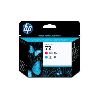 HP Druckkopf Nr.72, magenta + cyan, pour DesignJet T1100