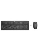 HP keyboard + mouse 230 WL Black, Wireless Set