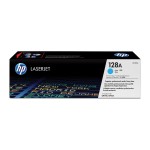 HP Toner 128A - Cyan (CE321A), environ 1'300 pages