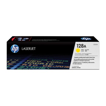 HP Toner 128A - Yellow (CE322A), environ 1'300 pages HP Toner 128A - Yellow (CE322A), environ 1'300 pages