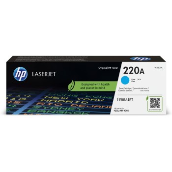 HP Toner 220A - Cyan (W2201A), Seitenkapazität ~ 1'800 Seiten HP Toner 220A - Cyan (W2201A), Seitenkapazität ~ 1'800 Seiten