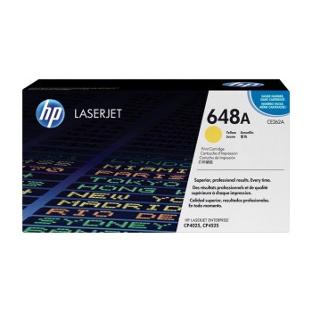 HP Toner 648A - Yellow (CE262A), environ 11'000 pages HP Toner 648A - Yellow (CE262A), environ 11'000 pages