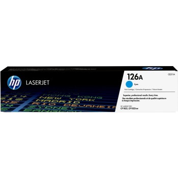 HP Toner 126A - Cyan (CE311A), environ 1'000 pages HP Toner 126A - Cyan (CE311A), environ 1'000 pages