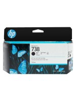 HP Tinte Nr. 738 - Black (498N4A), DesignJet T850, T950, 130ml