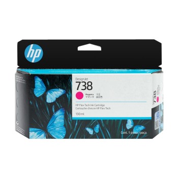 HP Tinte Nr. 738 - Magenta (498N6A), DesignJet T850, T950, 130ml