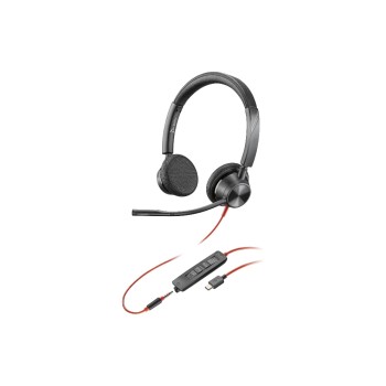 Poly Blackwire 3325 Stereo,UC,3.5mm+USB-C/A