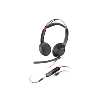 Poly Blackwire 5220 Stereo,3.5mm+USB-C/A