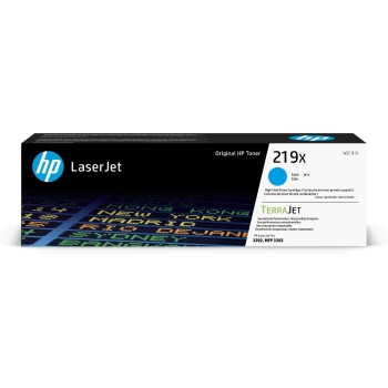 HP Toner 219X - Cyan (W2191X), Seitenkapazität ~ 2'500 Seiten HP Toner 219X - Cyan (W2191X), Seitenkapazität ~ 2'500 Seiten