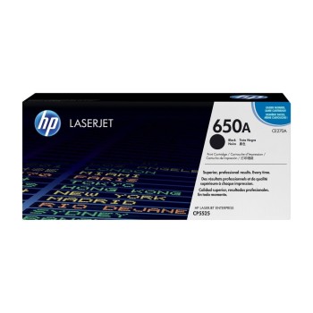 HP Toner 650A - Black (CE270A), environ 13'500 pages HP Toner 650A - Black (CE270A), environ 13'500 pages