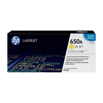 HP Toner 650A - Yellow (CE272A), environ 15'000 pages HP Toner 650A - Yellow (CE272A), environ 15'000 pages