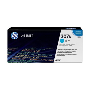 HP Toner 307A - Cyan (CE741A), environ 7'300 pages HP Toner 307A - Cyan (CE741A), environ 7'300 pages