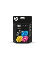 HP Combopack Nr. 308 Black + CMY 6L6S6UE, Seitenkapazität ~ 160/120 Seiten