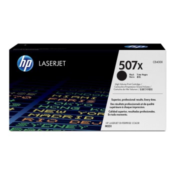 HP Toner 507X - Black (CE400X), pageskapazität 11'000 pages HP Toner 507X - Black (CE400X), pageskapazität 11'000 pages
