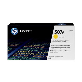 HP Toner 507A - Yellow (CE402A), Seitenkapazität ~ 6'000 pages