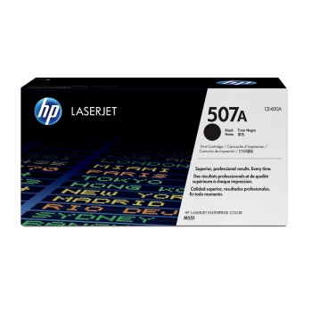 HP Toner 507A - Black (CE400A), environ 5'500 pages HP Toner 507A - Black (CE400A), environ 5'500 pages