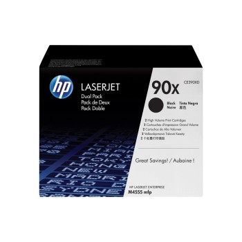 Toner CE390XD Dualpack, black, 2x 24'000, zu LaserJet Enterprise M4555 MFP, 2x Toner CE390XD Dualpack, black, 2x 24'000, zu LaserJet Enterprise M4555 MFP, 2x