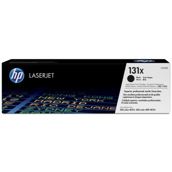 HP Toner 131X - Black (CF210X), environ 2'400 pages HP Toner 131X - Black (CF210X), environ 2'400 pages