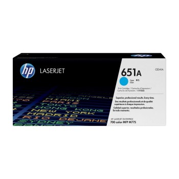 HP Toner 651A - Cyan (CE341A), environ 16'000 pages HP Toner 651A - Cyan (CE341A), environ 16'000 pages