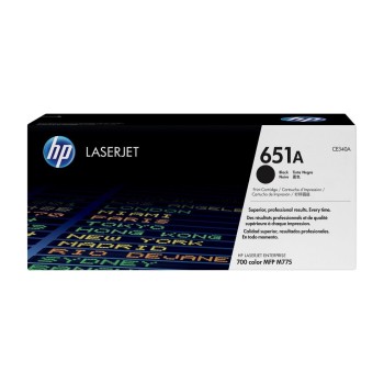 HP Toner 651A - Black (CE340A), environ 13'500 pages HP Toner 651A - Black (CE340A), environ 13'500 pages