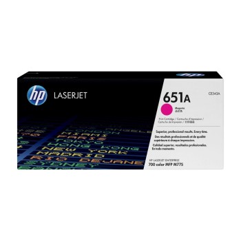 HP Toner 651A - Magenta (CE343A), environ 16'000 pages HP Toner 651A - Magenta (CE343A), environ 16'000 pages