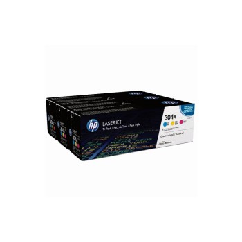 HP Toner 304A - 3er-Pack (CF372AM), environ 2'800 pages HP Toner 304A - 3er-Pack (CF372AM), environ 2'800 pages