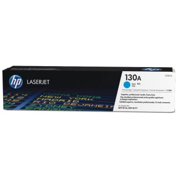HP Toner 130A. Cyan, Ref CF351A, Seitenkapazität ~ 1'000 Seiten, für MFP M176 / MFP M177 HP Toner 130A. Cyan, Ref CF351A, Seitenkapazität ~ 1'000 Seiten, für MFP M176 / MFP M177