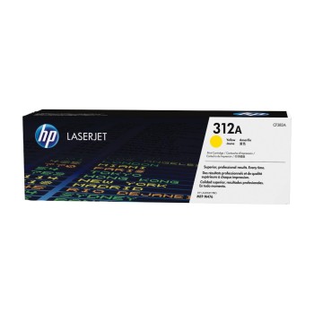HP Toner 312A - Yellow (CF382A), environ 2'700 pages HP Toner 312A - Yellow (CF382A), environ 2'700 pages