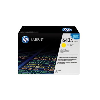 HP Toner 643A - Yellow (Q5952A), environ 10'000 pages HP Toner 643A - Yellow (Q5952A), environ 10'000 pages
