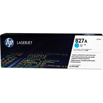 HP Toner 827A - Cyan (CF301A), pageskapaztiät ~ 32'000 pages HP Toner 827A - Cyan (CF301A), pageskapaztiät ~ 32'000 pages