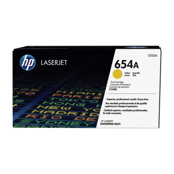 HP Toner 654A - Yellow (CF332A), environ 15'000 pages HP Toner 654A - Yellow (CF332A), environ 15'000 pages