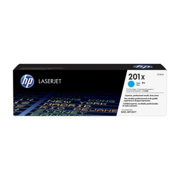 HP Toner 201X - Cyan (CF401X), environ 2'300 pages HP Toner 201X - Cyan (CF401X), environ 2'300 pages