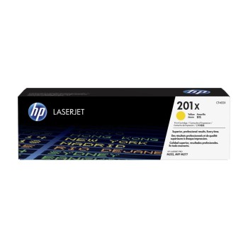 HP Toner 201X - Yellow - CF402X - environ 2'300 pages - LaserJet Pro M252 / MFP M277