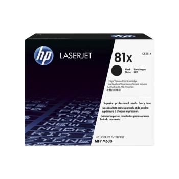 HP Toner 81A - Black (CF281X), Seitenkapazität ~ 25'000 Seiten HP Toner 81A - Black (CF281X), Seitenkapazität ~ 25'000 Seiten