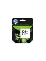 HP Tinte Nr. 302XL - Dreifarbig (F6U67AE), ml, Seitenkapazität ~ Seiten