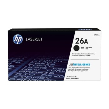 HP Toner 26A - Black (CF226A), environ 3'100 pages HP Toner 26A - Black (CF226A), environ 3'100 pages