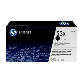 HP Toner 53X - Black (Q7553X), Seitenkapazität ~ 7'000 Seiten HP Toner 53X - Black (Q7553X), Seitenkapazität ~ 7'000 Seiten