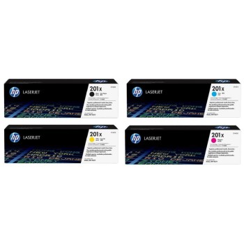 HP Kits arc-en-ciel Nr. 201X (CF400X-CF403X) BL/C/M/Y HP Kits arc-en-ciel Nr. 201X (CF400X-CF403X) BL/C/M/Y